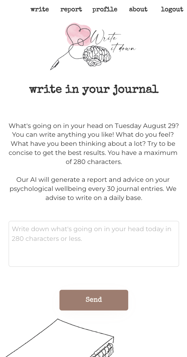 Média Writeitdown.ai - Un journal alimenté en IA pour obtenir des informations dans vos émotions 3
