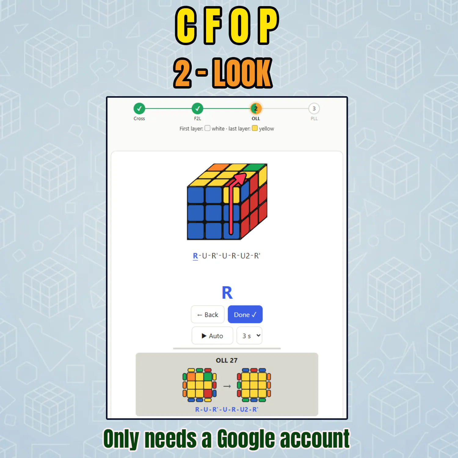 Interactive 3x3 Cube Solver and Coach gallery image