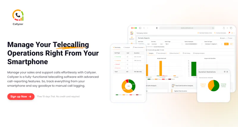 Smart Telecalling CRM - Callyzer screenshot 2