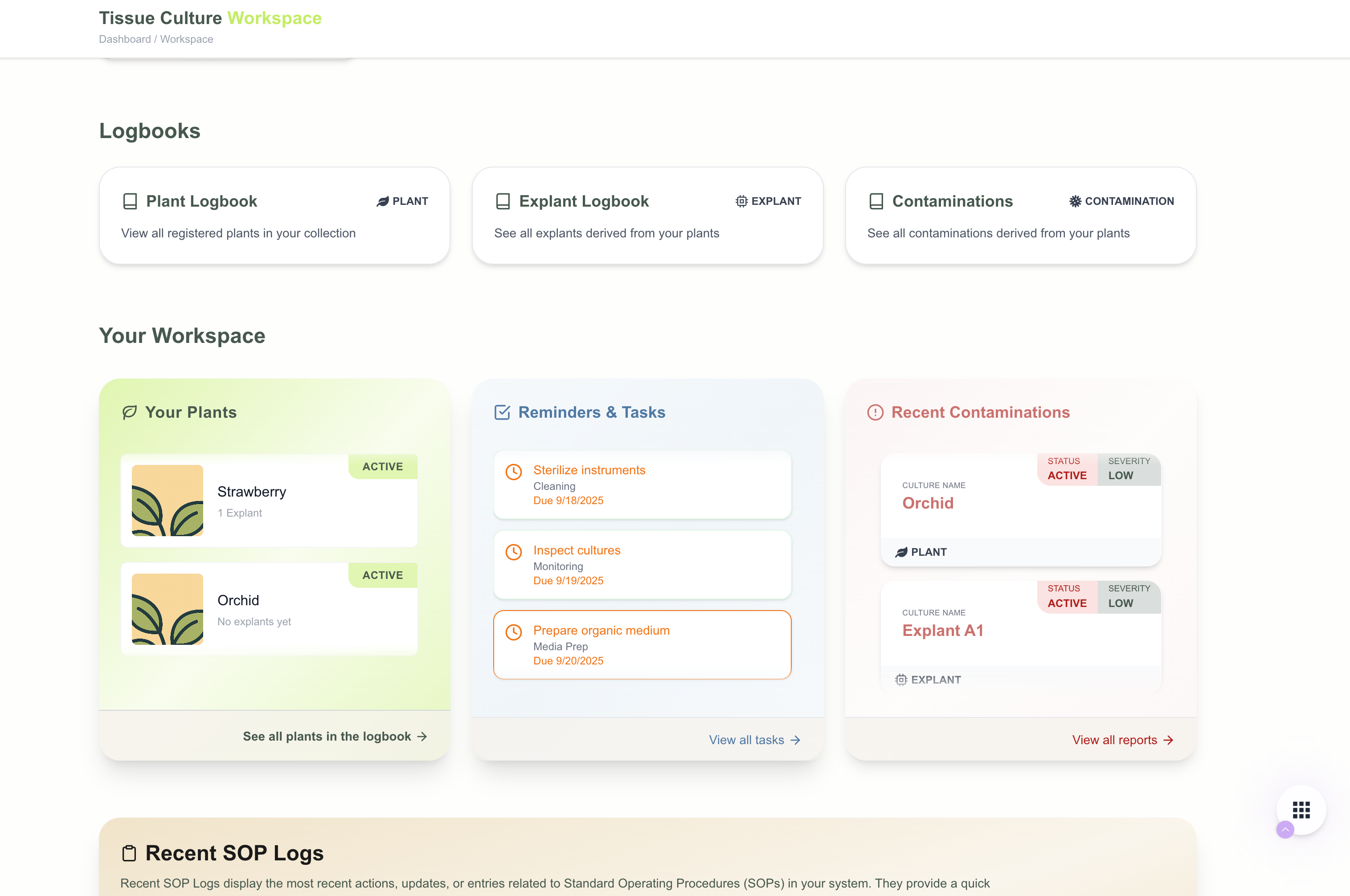 SHMAPLEX -Pflanze - Ihr Pflanzengewebekultur -Armaturenbrett.Github für Pflanzen? Medien 4