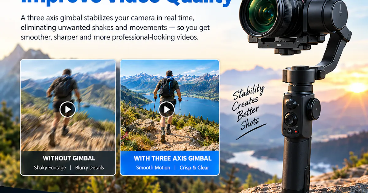 How Gimbals Improve Video Quality. gallery image