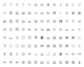 Essential Furniture & Appliances Icons gallery image