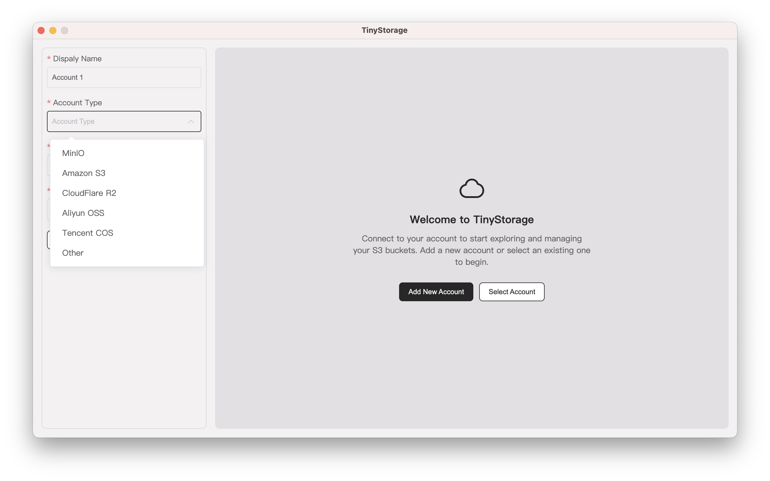 Media TinyStorage - GUI moden untuk s3 2