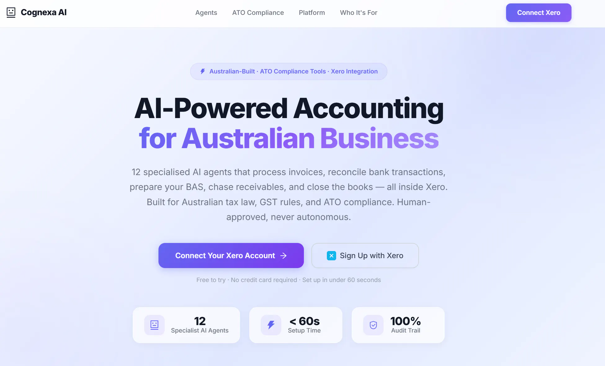 AI-Powered Accounting for Australia 제품 배너