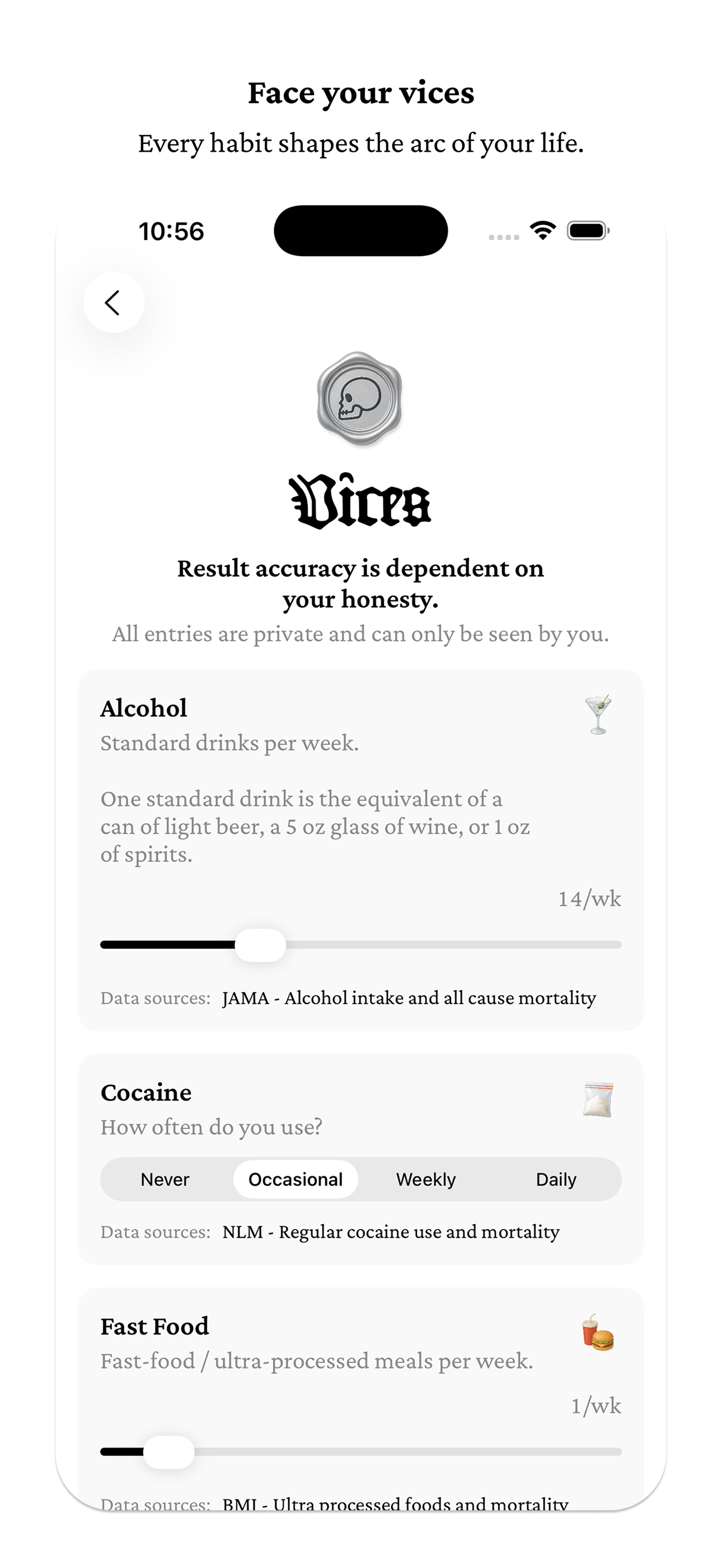Memento Mori - Screenshot 4 showing product features and functionality