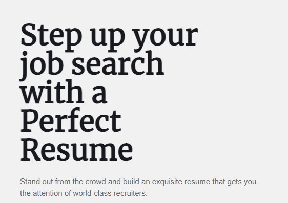 Free AI Powered Resume Builder