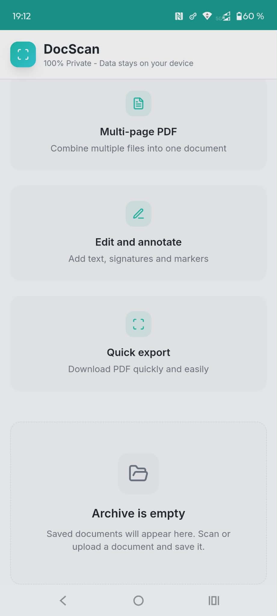 DocScan - Screenshot 2 showing product features and functionality