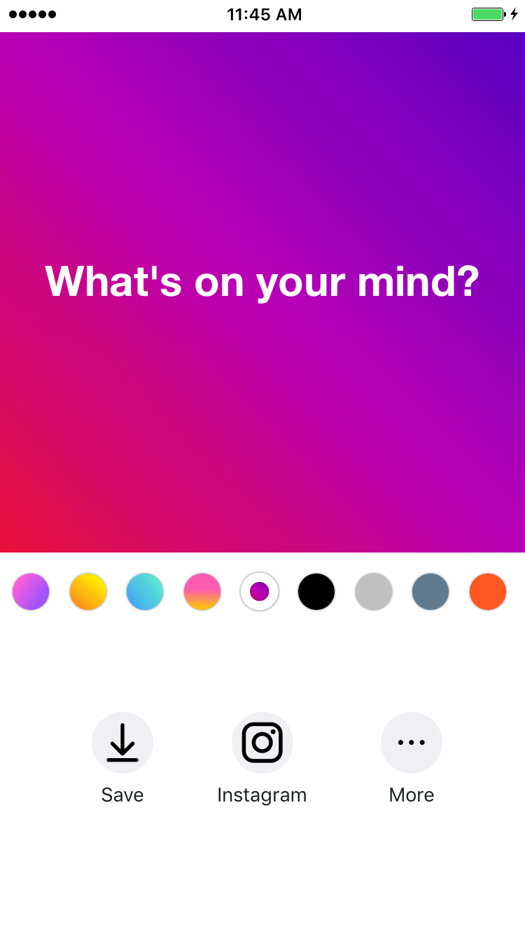 Text Only posts for Instagram gallery image
