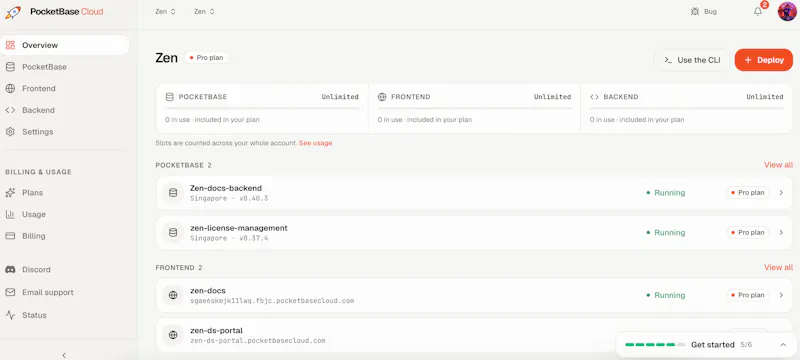PocketBase Cloud screenshot 5
