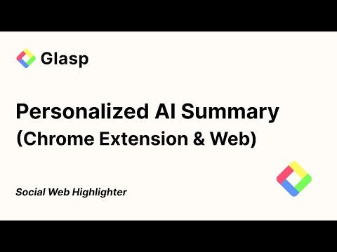 Personalized AI Summary by Glasp media 1