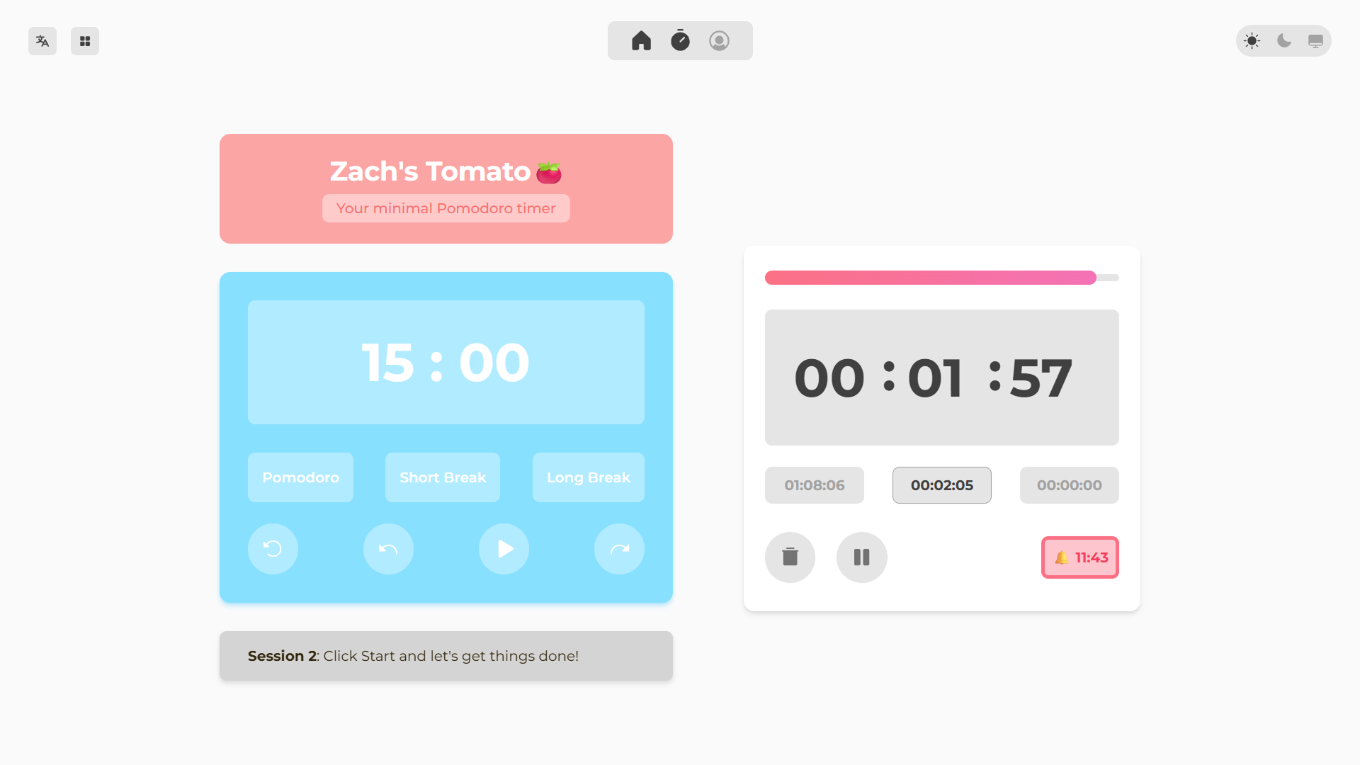 Zach's Tomato - Screenshot 4 showing product features and functionality