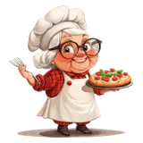 Granny cooks for me