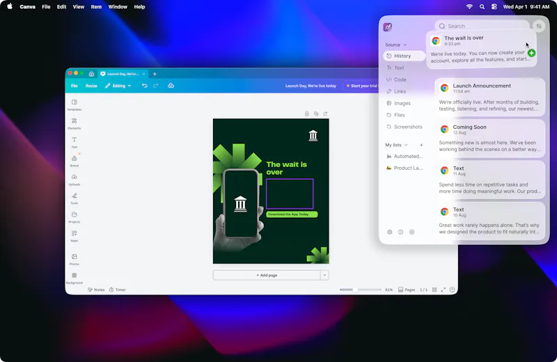 Pastea screenshot 5