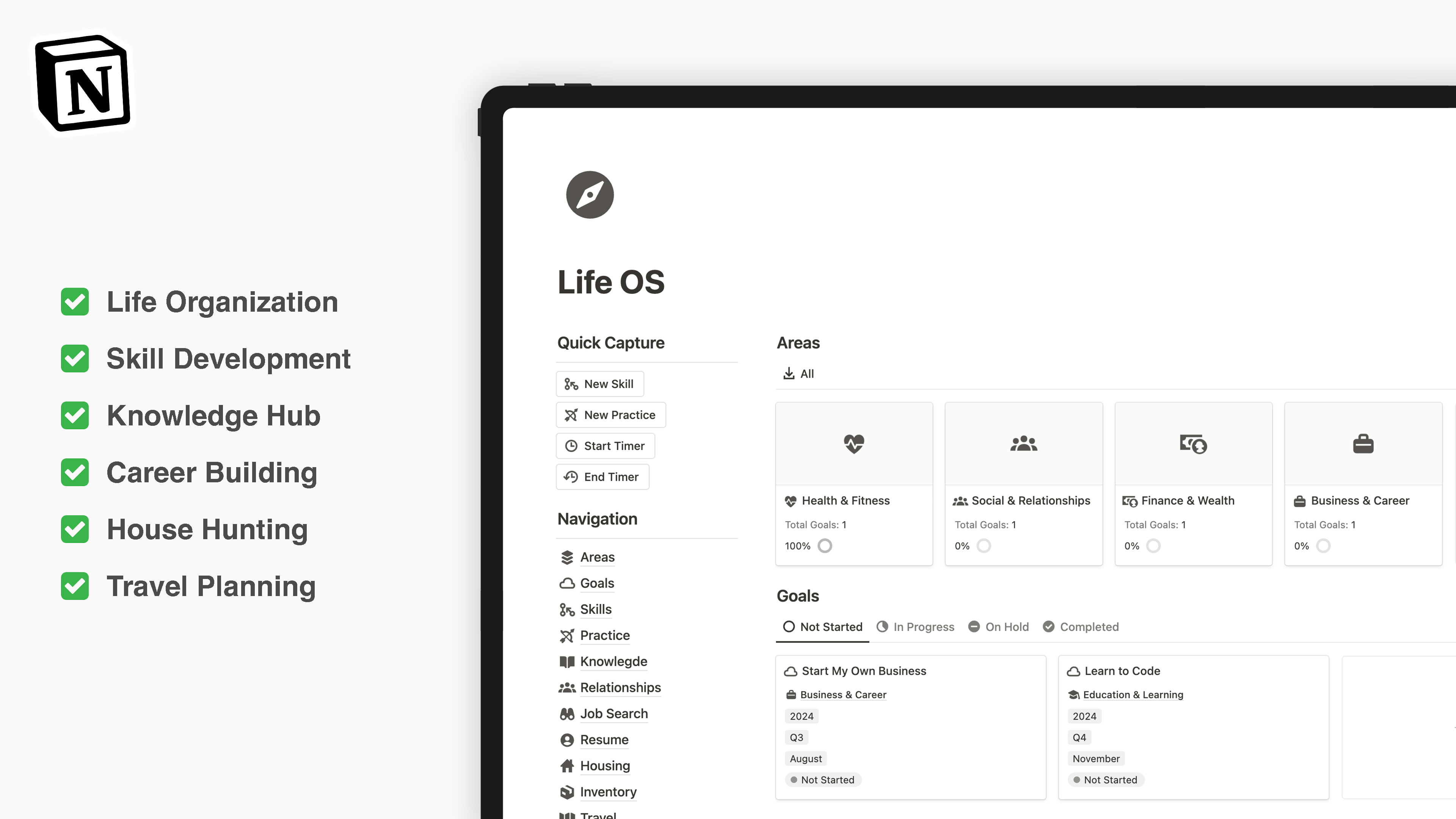 Notion Life OS gallery image