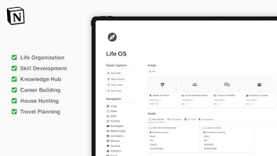 Notion Life OS gallery image
