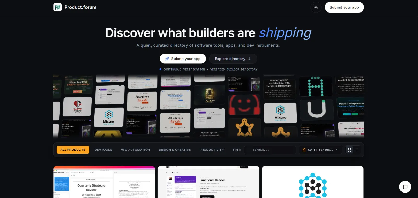 Product.forum screenshot 2