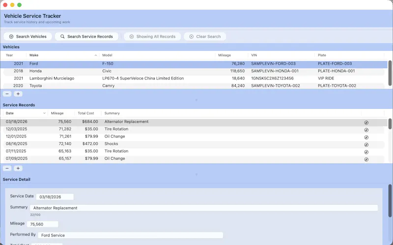 Vehicle Service Tracker screenshot 8
