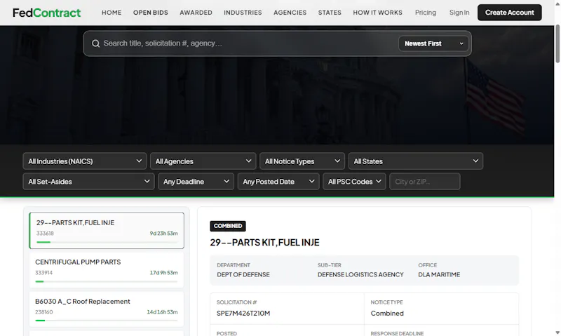 FedContract screenshot 3