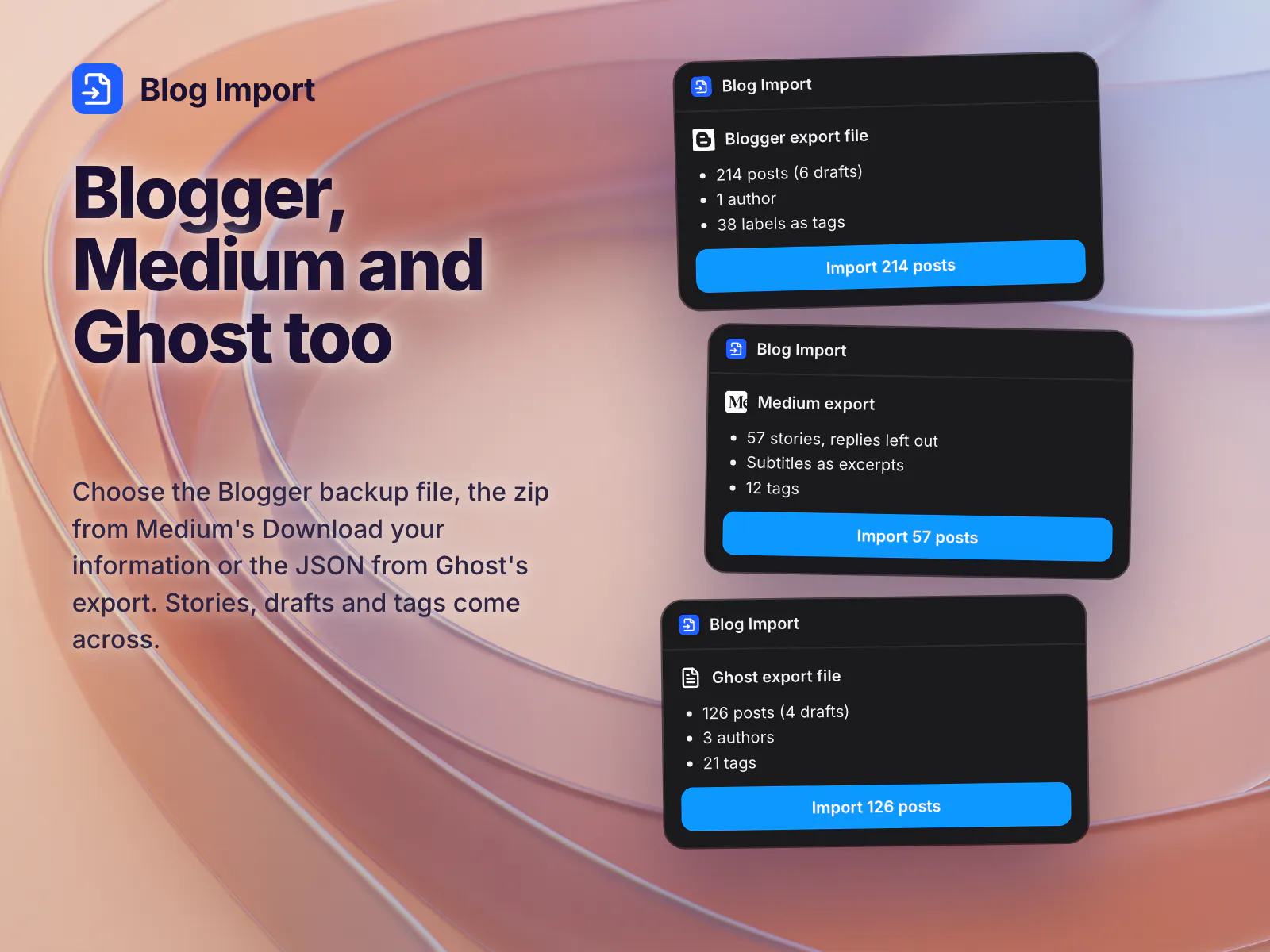 Blog Import for Framer gallery image