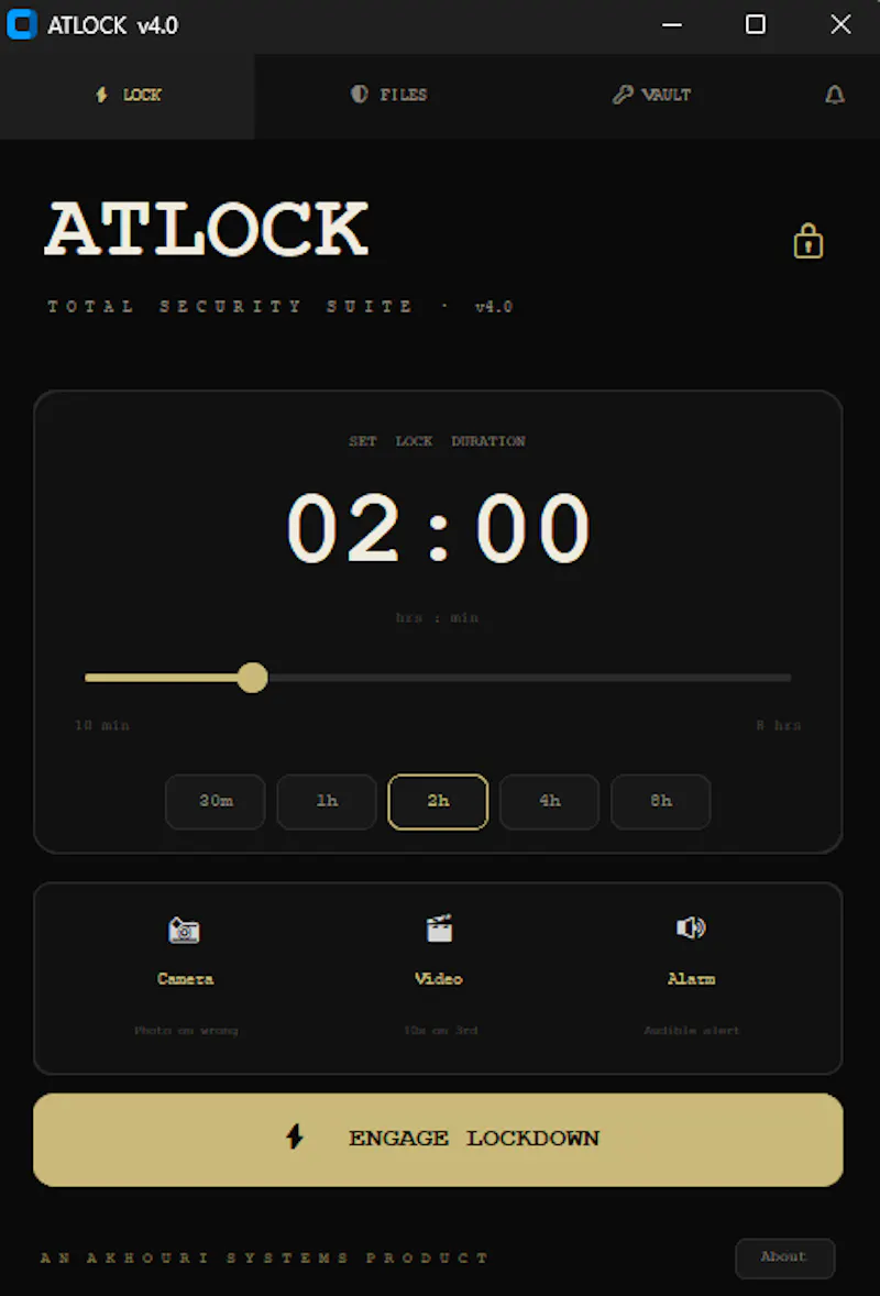 ATLOCK screenshot 2