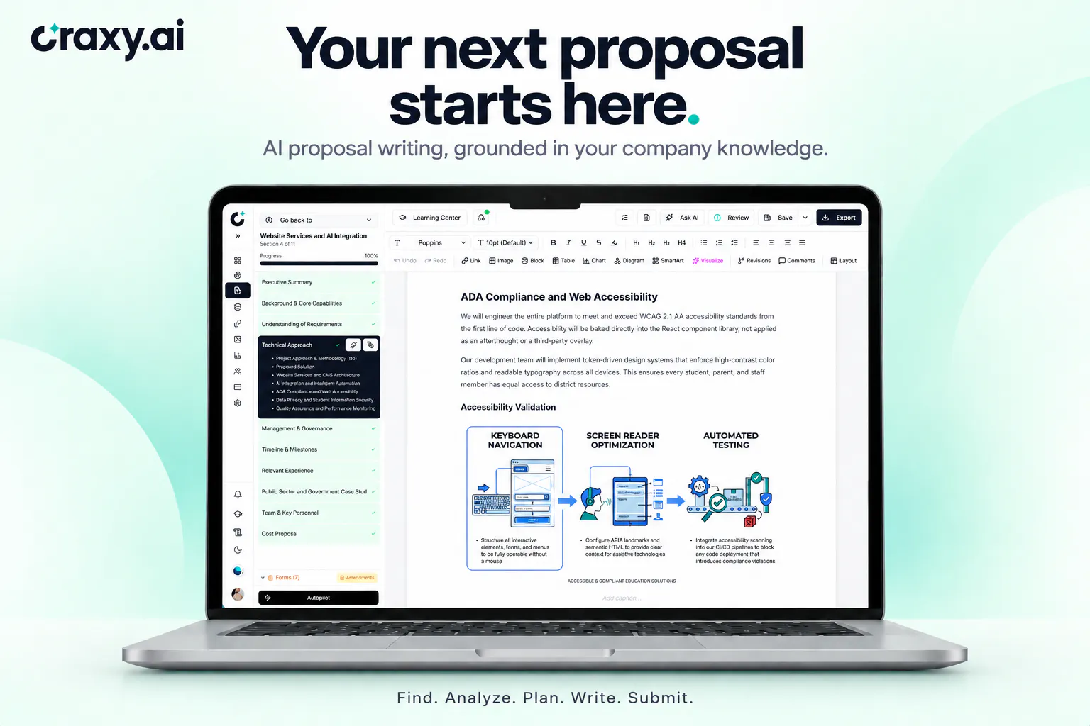 Craxy AI – AI Proposal Writer gallery image