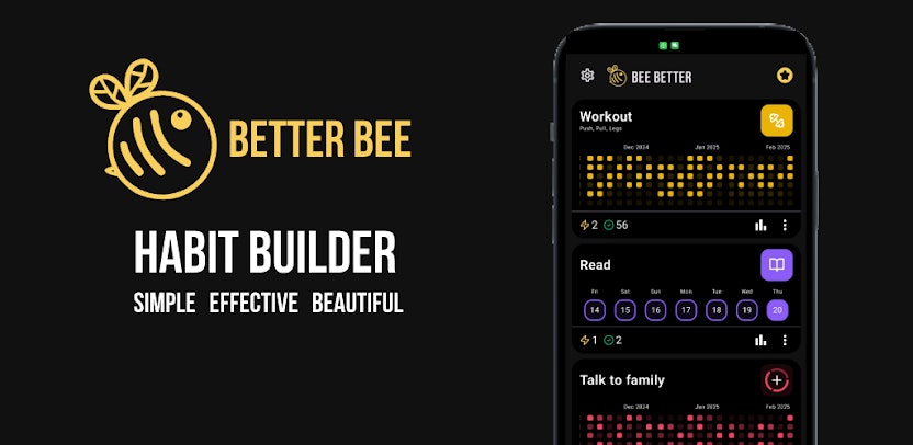 وسائط تعقب العادة - نحلة أفضل - BEE أفضل: بناء العادات بشكل جميل وفعالية 1