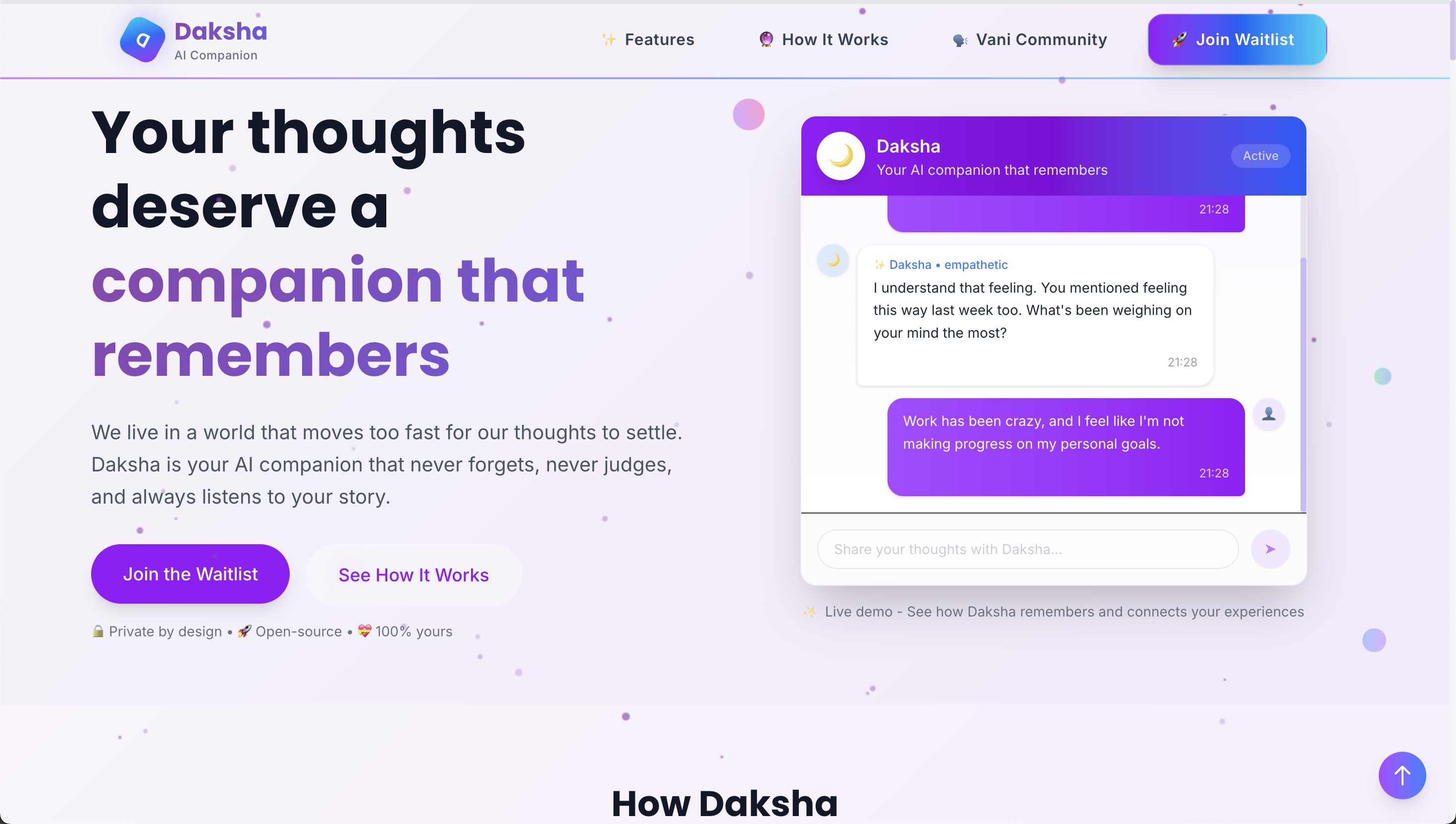 Daksha - Daksha is 's werelds eerste heilige agentische AI -metgezel media 2