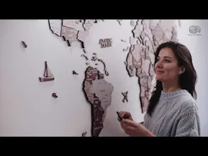 The First 3D Luminous Wooden World Map gallery image