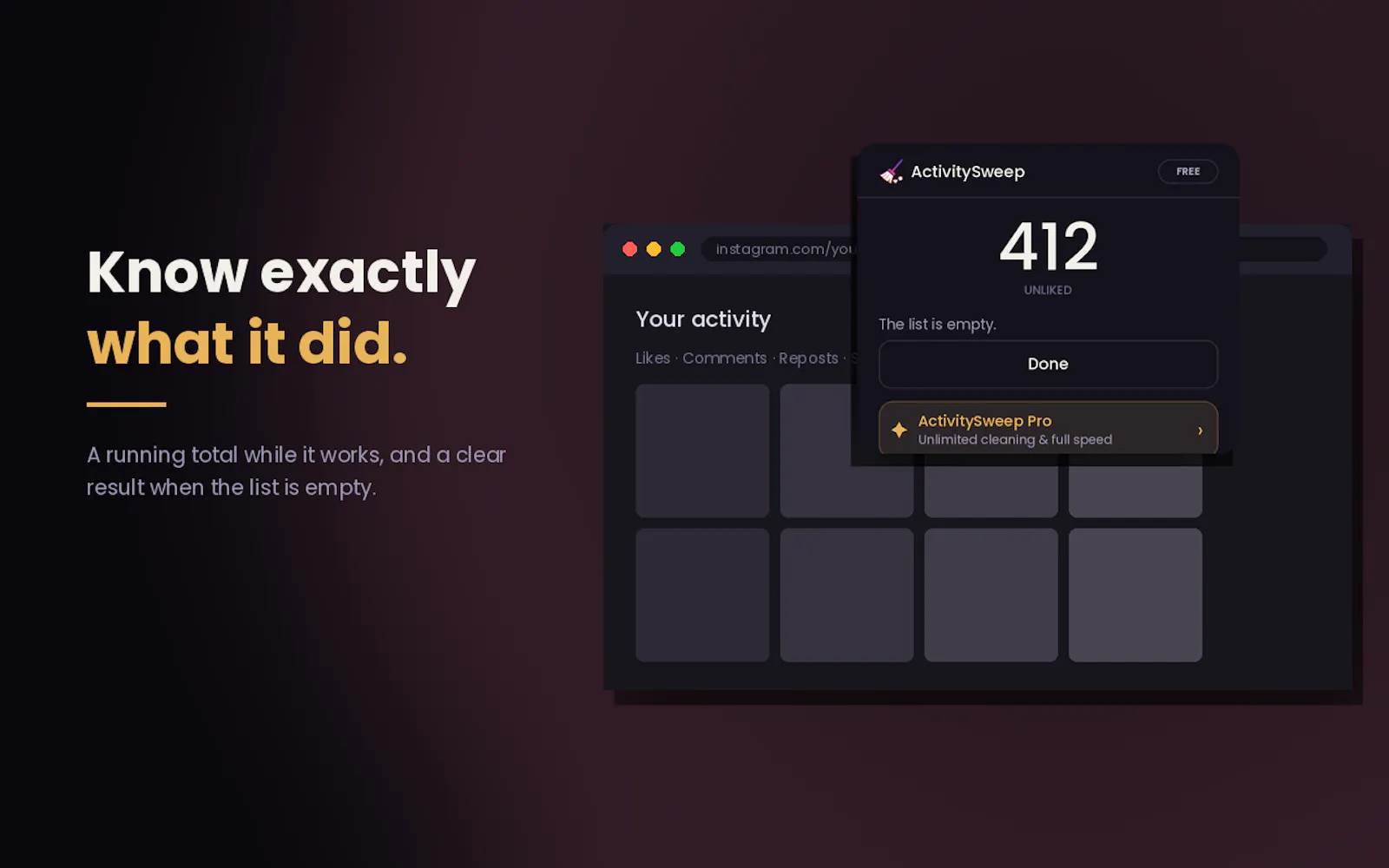 ActivitySweep screenshot 2