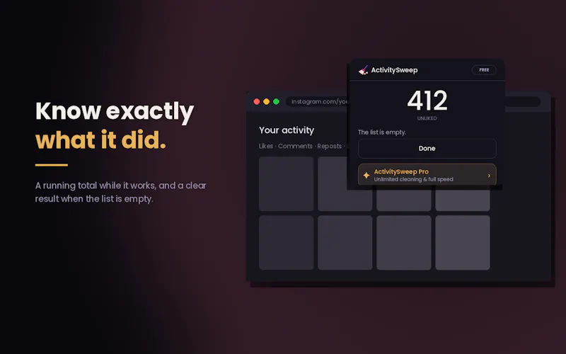 ActivitySweep screenshot 2