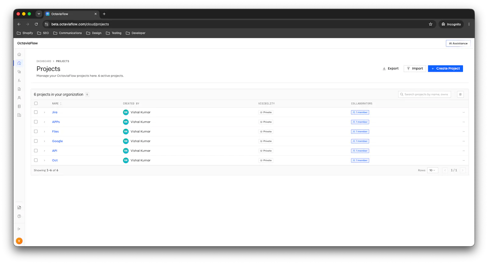Octaviaflow screenshot 9