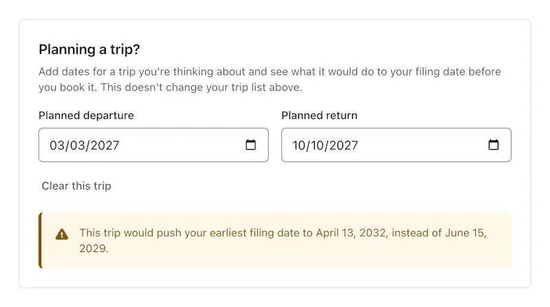 N-400 Eligibility Calculator screenshot 4