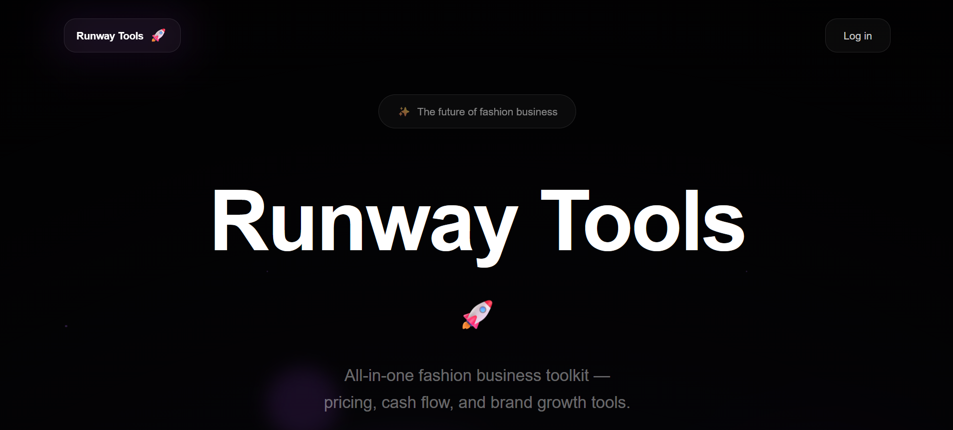 Runway Tools  - Main product screenshot demonstrating key features and user interface