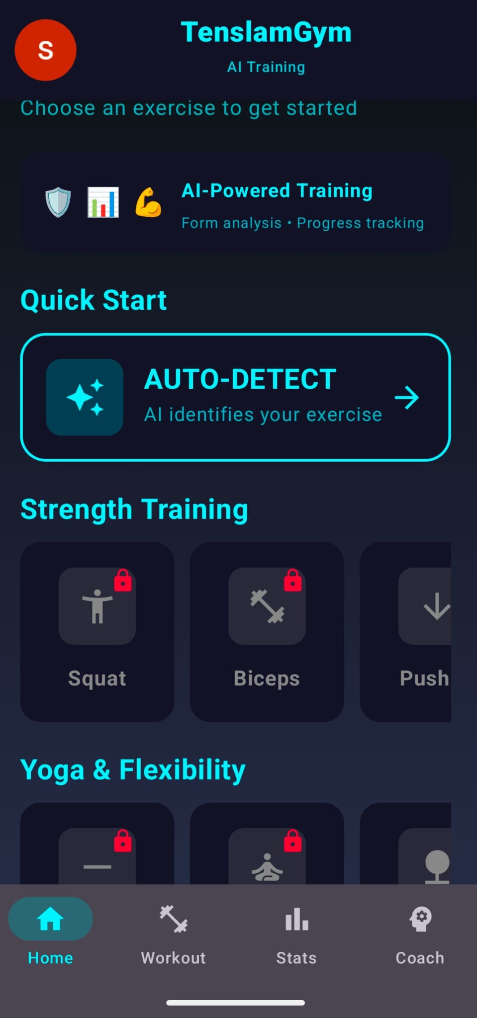 Tenslam Gym- AI Trainer gallery image