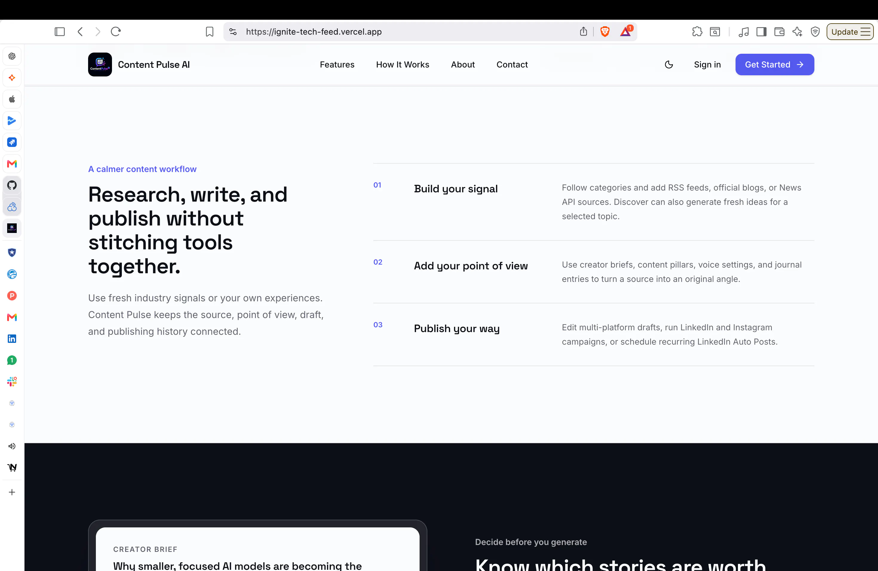 Content Pulse AI 截图 2
