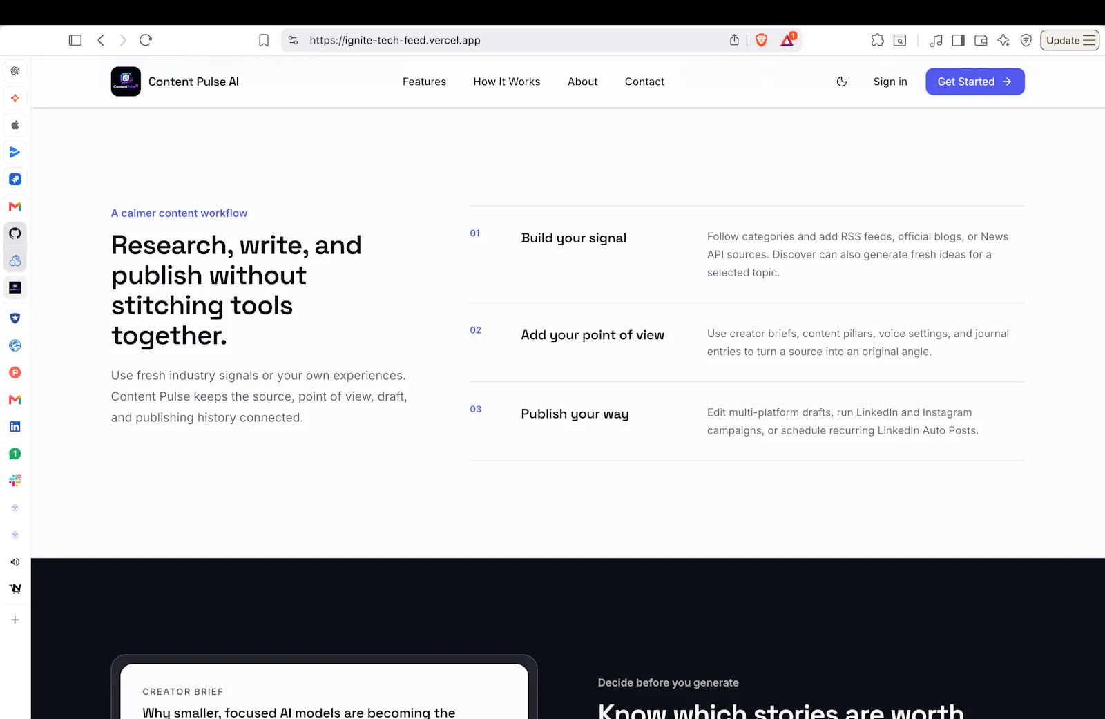Content Pulse AI screenshot 2
