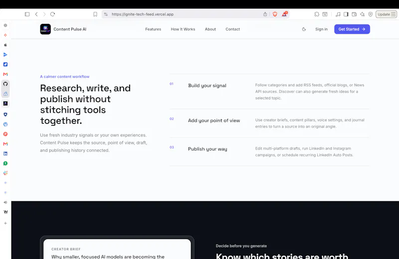 Content Pulse AI screenshot 2