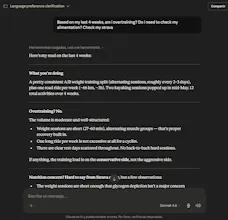 Ask Claude/ChatGPT About Your Training gallery image