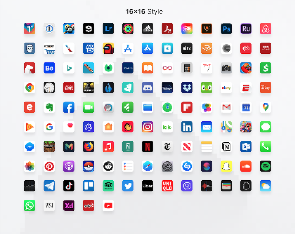 Pixel iOS App Icons gallery image