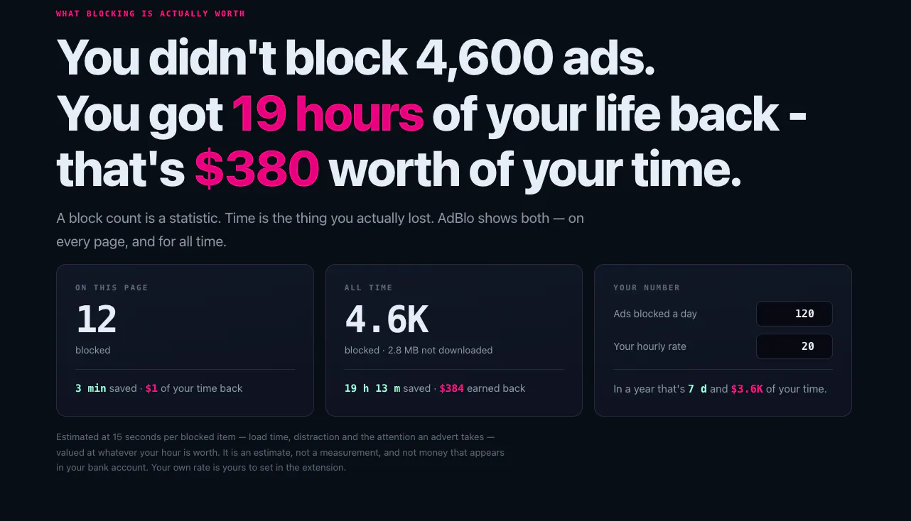 AdBlo screenshot 1