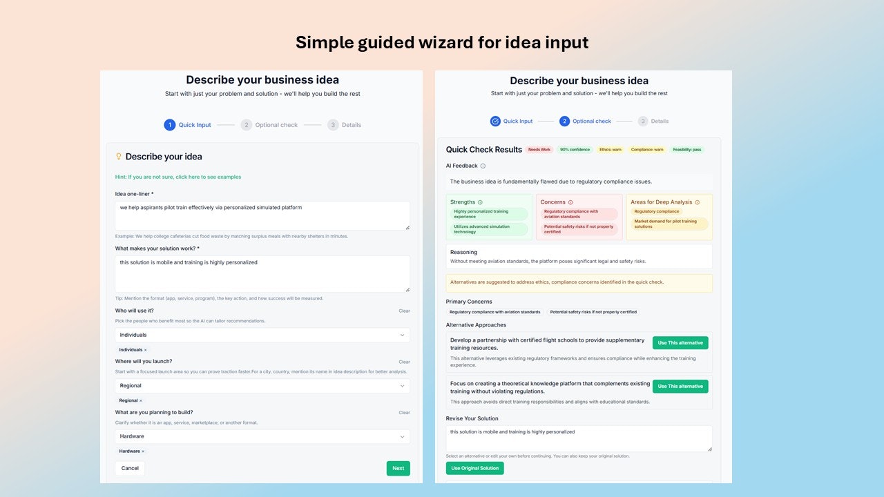 Média IdeaForge - Research & validate your startup idea in minutes 5