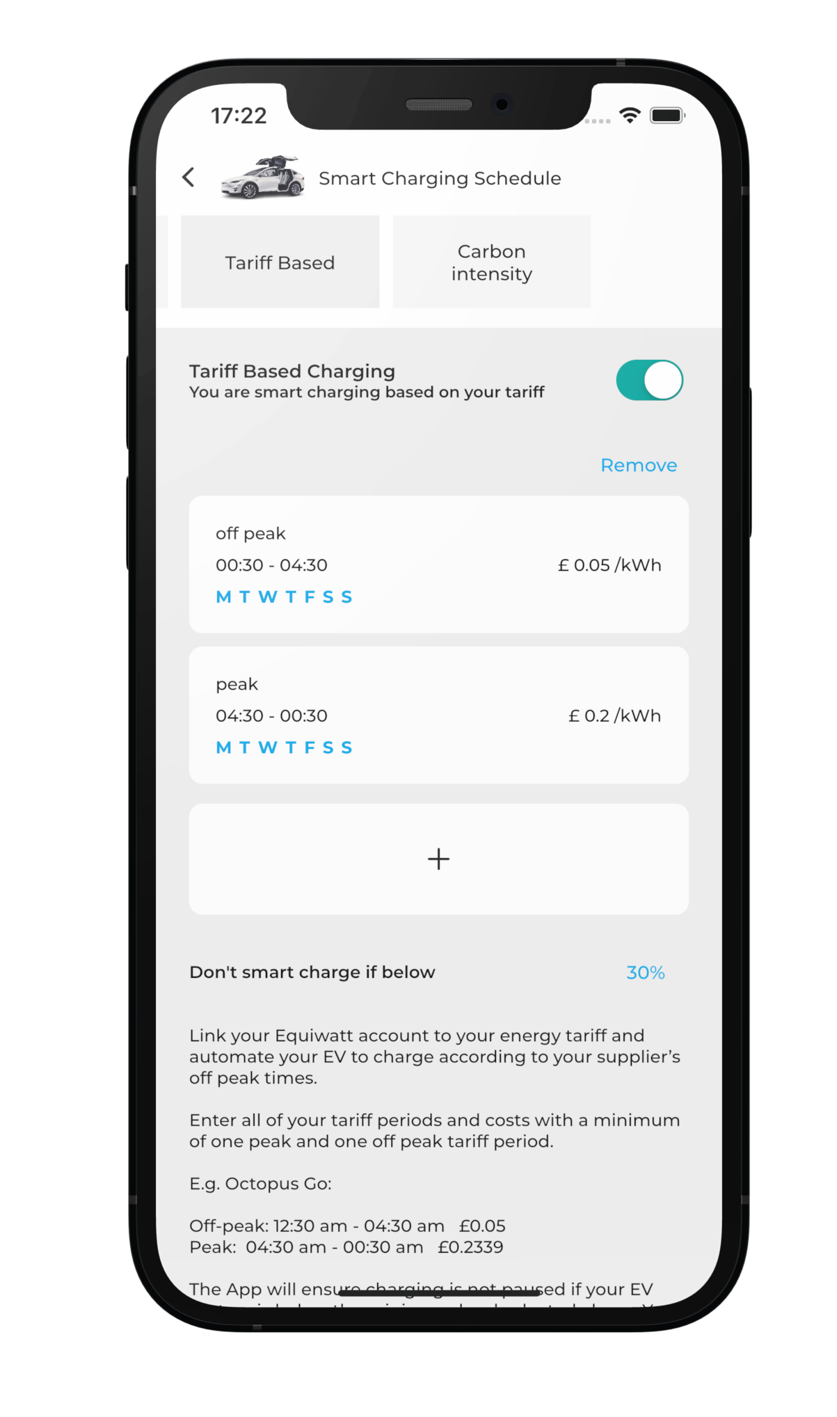 equiwatt EV smart charging app gallery image