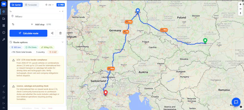 NSRoute screenshot 2