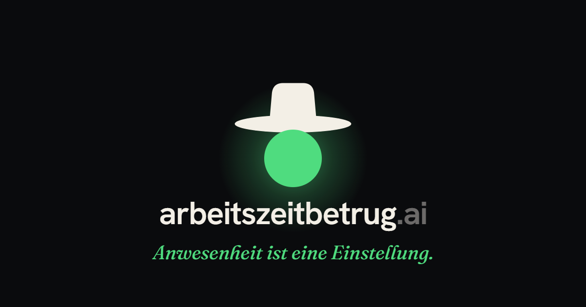 arbeitszeitbetrug.ai (A time theft tool) gallery image