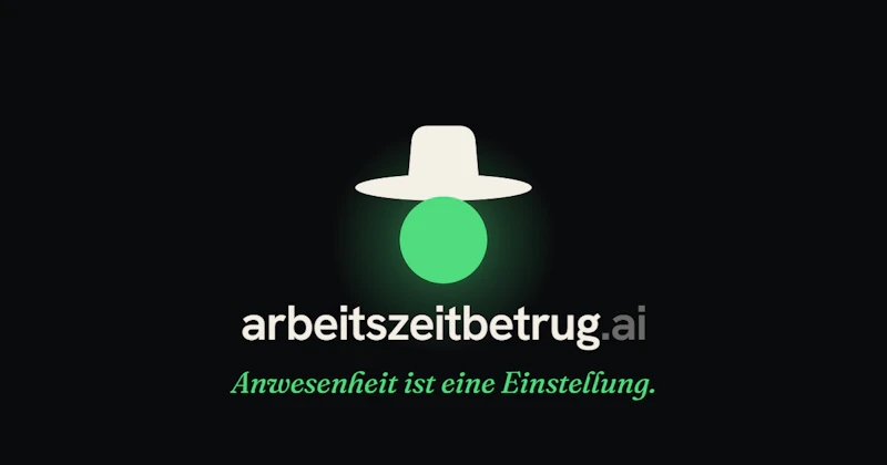 arbeitszeitbetrug.ai (A time theft tool) screenshot 1