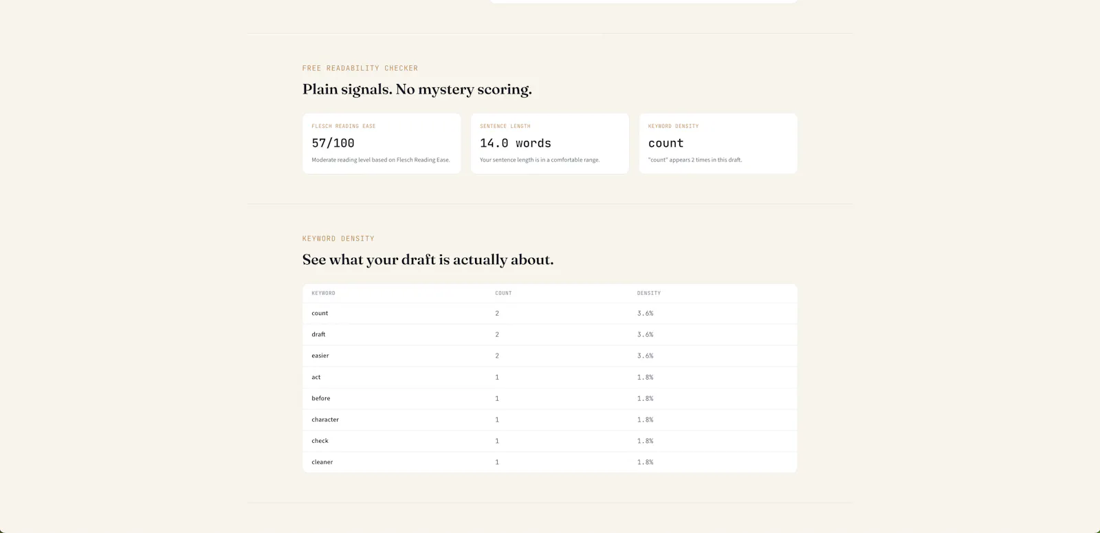Count Scribe screenshot 2