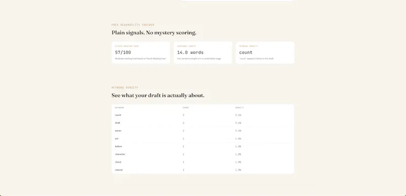 Count Scribe screenshot 2