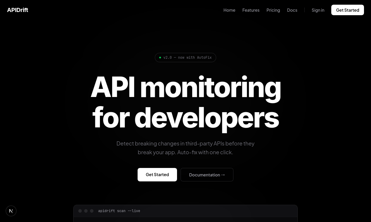 APIDrift gallery image