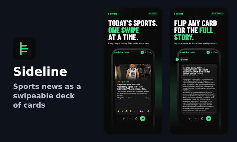 Sideline screenshot 1