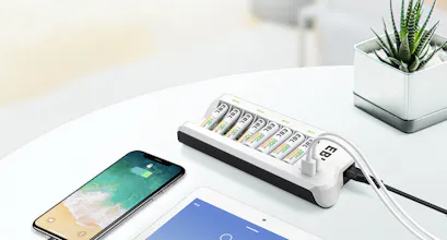 EBL AAA Ni-MH Rechargeable Batteries gallery image